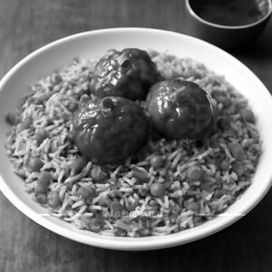 Veg Manchurian Fried Rice