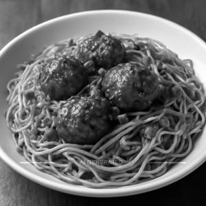 Veg Manchurian Noodles