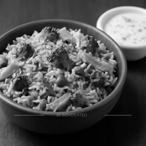 Veg Biryani With Raita