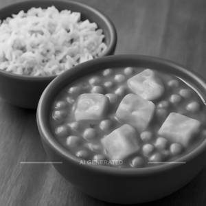 Matar Paneer With Jeera Rice