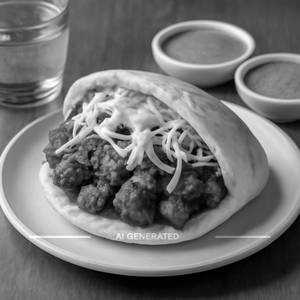 Tandoori chicken shawarma