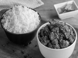 White Rice With Chicken Liver