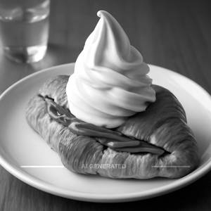 Nutella Soft Serve Croissant