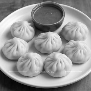 Butter steamed chicken momos                                                
