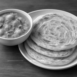 Parotta with veg korma