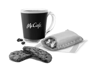 Veg Pizza McPuff + Choco Crunch Cookie + Americano