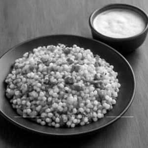 Sabudana Khichdi With Curd
