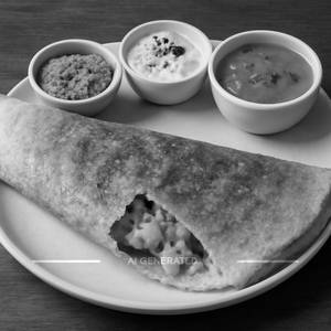 Desi Ghee Onion Masala Dosa