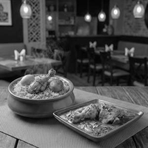 Kolkata Chicken Biryani + Chicken Chaap