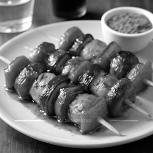 Grilled Glazed Vegetable Skewers