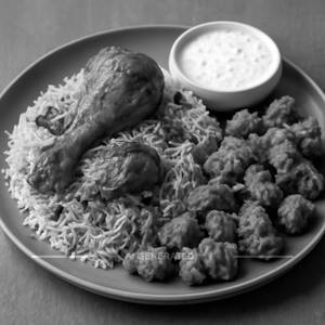Hyderabadi Chicken Dum Biryani [3 Pieces]