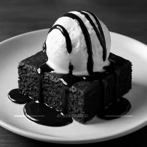 Brownie With Ice Cream