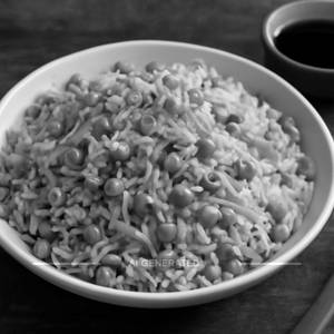 Veg fried rice [serves 1]