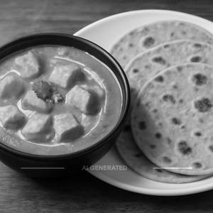 Paneer Butter Masala with[ 4 ]Roti