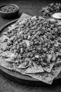 Masala Beans Nachos