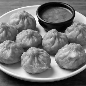 Fresh Veg Fried Momos-6pcs