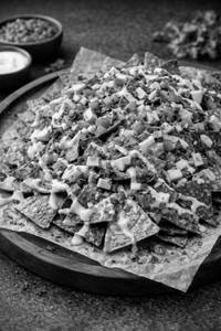 Spinach & Beetroot Nachos