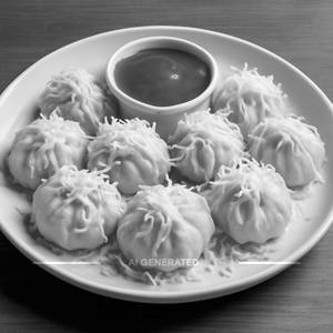 Steam Cheese Momos (Full Plate) (10 Pcs)