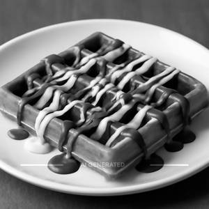 Dark and white [stick waffle]