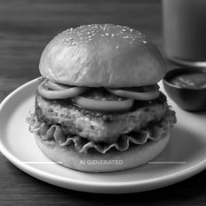 Paneer peri peri burger