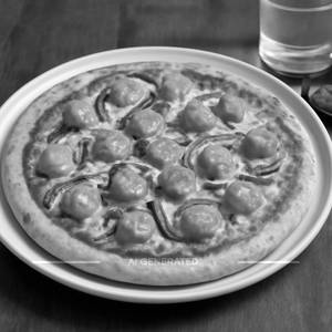 Spicy Paneer Pizza (6 Slices)