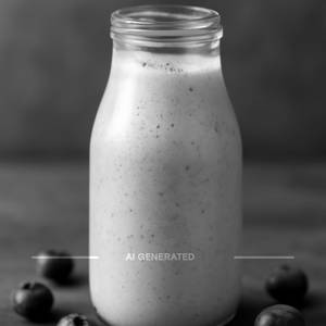 Blue-berry Milk Shake
