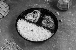 Hurohuri Kochupata Bhapa Chingri (Shrimp) Rice Combo