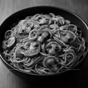 Mushroom Schezwan Noodles