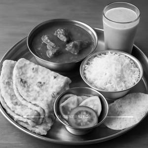 Non  veg thali mutton