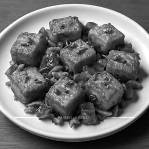 Garlic Paneer Dry [8 Pieces]