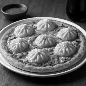 Veg momos pizza