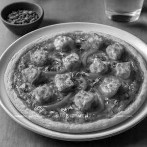 Schezwan Spicy Paneer Pizza