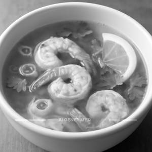 Lemon Peppri Soup Koong (Prawns)