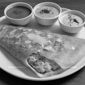 Butter Onion Masala Dosa
