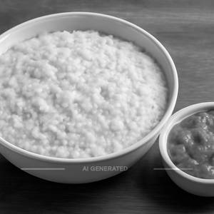 Plain Khichdi + Tamatar Chutney.   [750ml]