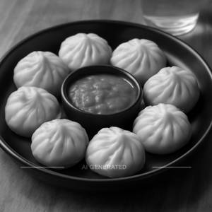 Chicken Steamed Momos 8 Pcs