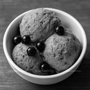 Black currant ice creams