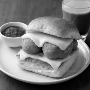Double Cheese Vada Pav