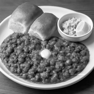 Khada Pav Bhaji [2 Pav]