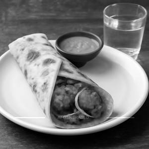 Chicken tikka roll