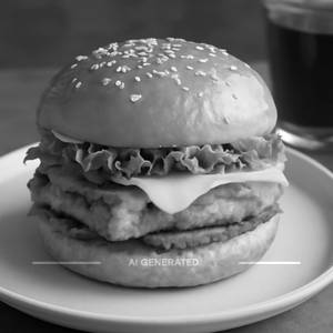 Paneer cheese burger