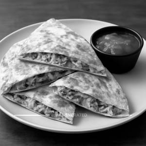 Chicken Quesadillas With Condiment