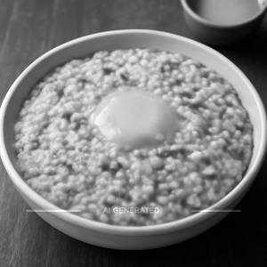 Dal khichdi with ghee