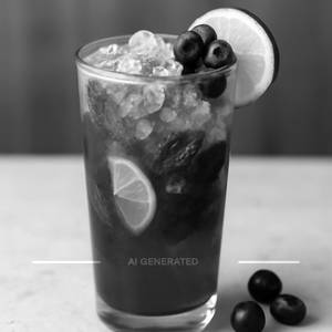 Blueberry mojito