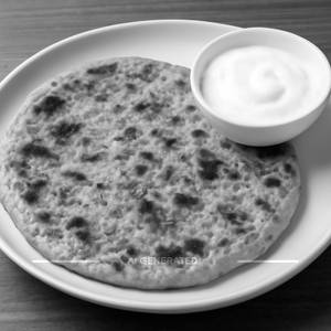 Aloo Paratha With Dahi