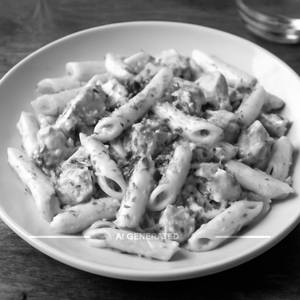 White Sauce Non-veg Pasta