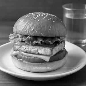 Paneer cheese burger
