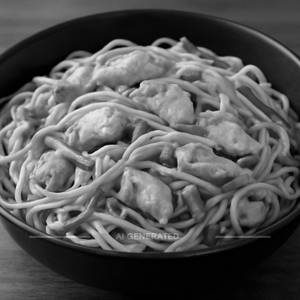 Chicken hakka noodles [  schezwan ]