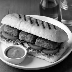 Veg Kebab Sandwich