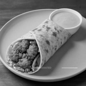 Tandoori chicken wrap